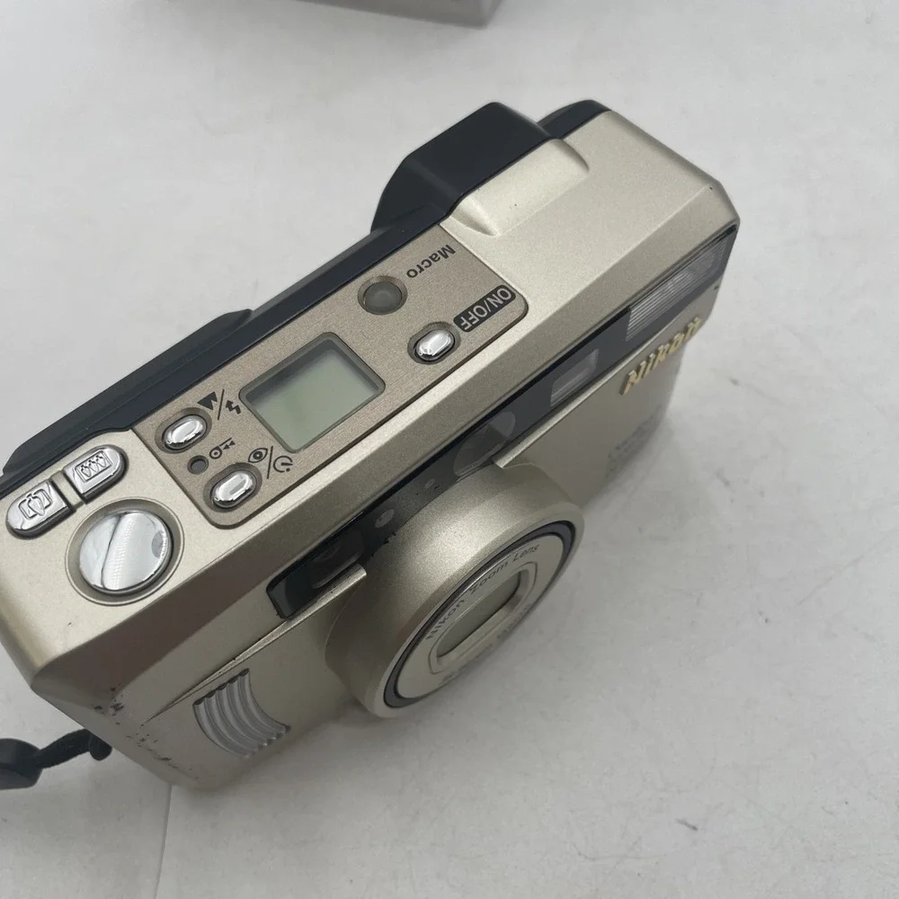 Nikon One Touch Zoom 90s AF Quar\tz Date Point & Shoot Film Camera -TESTED